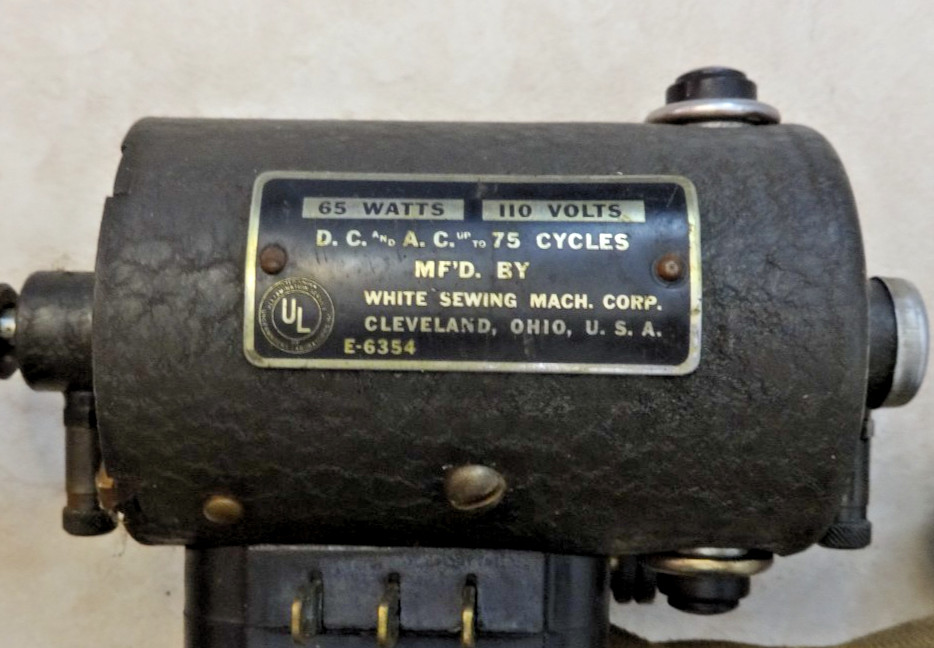 TESTED MOTOR and LAMP for White 77 Rotary Sewing Machine