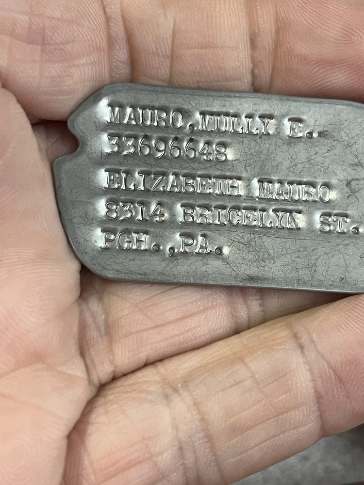 WWII 15th Cavalry Regiment Grouping Papers Dog Tags Ribbons Pins ETC ETO Neat