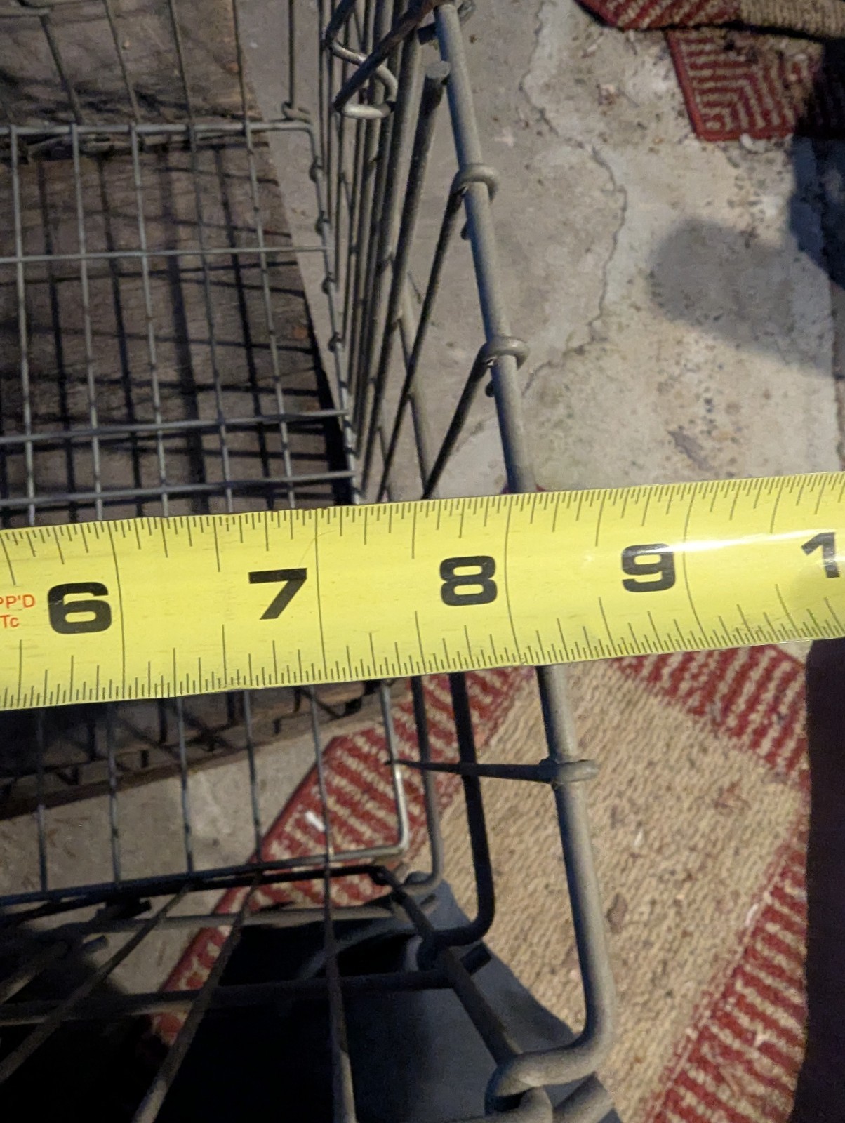 Vintage Schwinn Approved Folding Wire Bicycle Basket/Rack