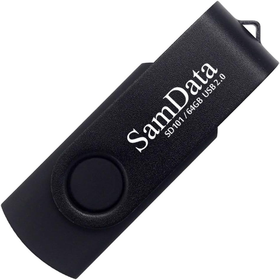 64GB USB 2.0 Flash Drives – 2-Pack with LED Indicator for Fast Storage