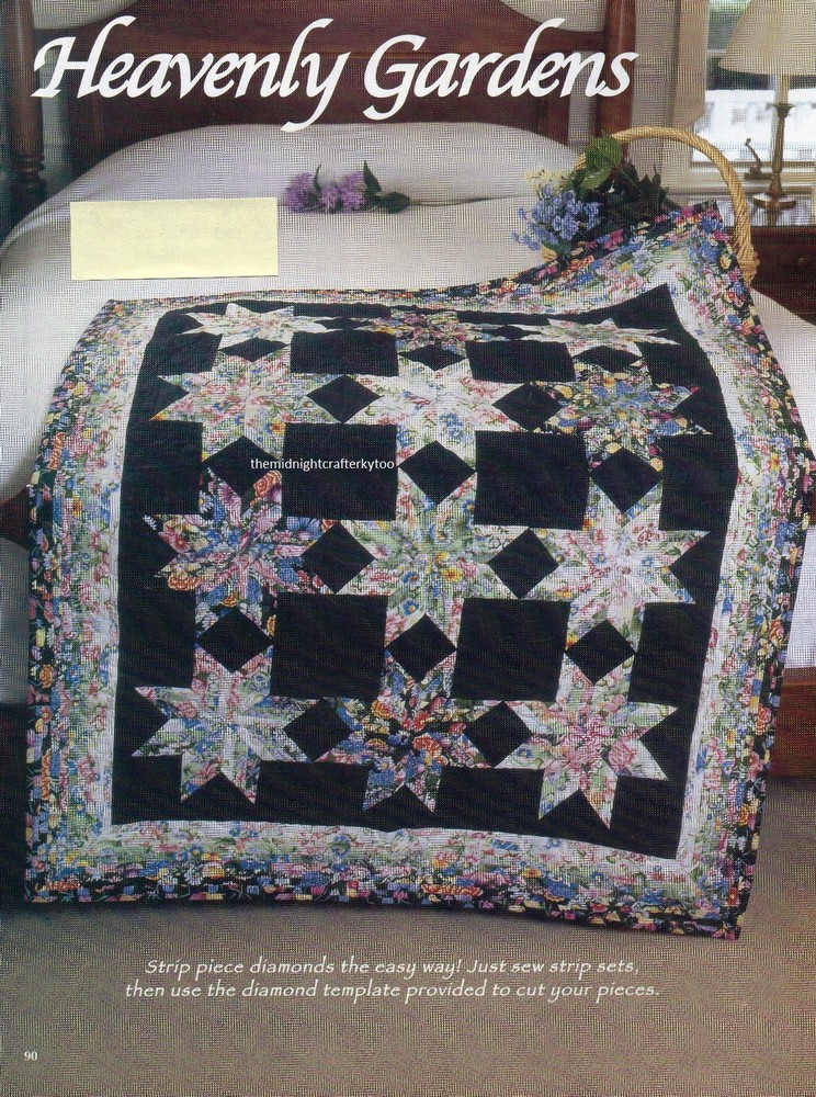Heavenly Gardens Quilt Pattern Pieced LF