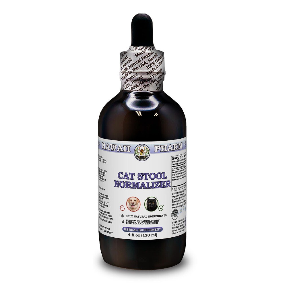 Cat Stool Normalizer, Veterinary Herbal Alcohol-FREE Supplement