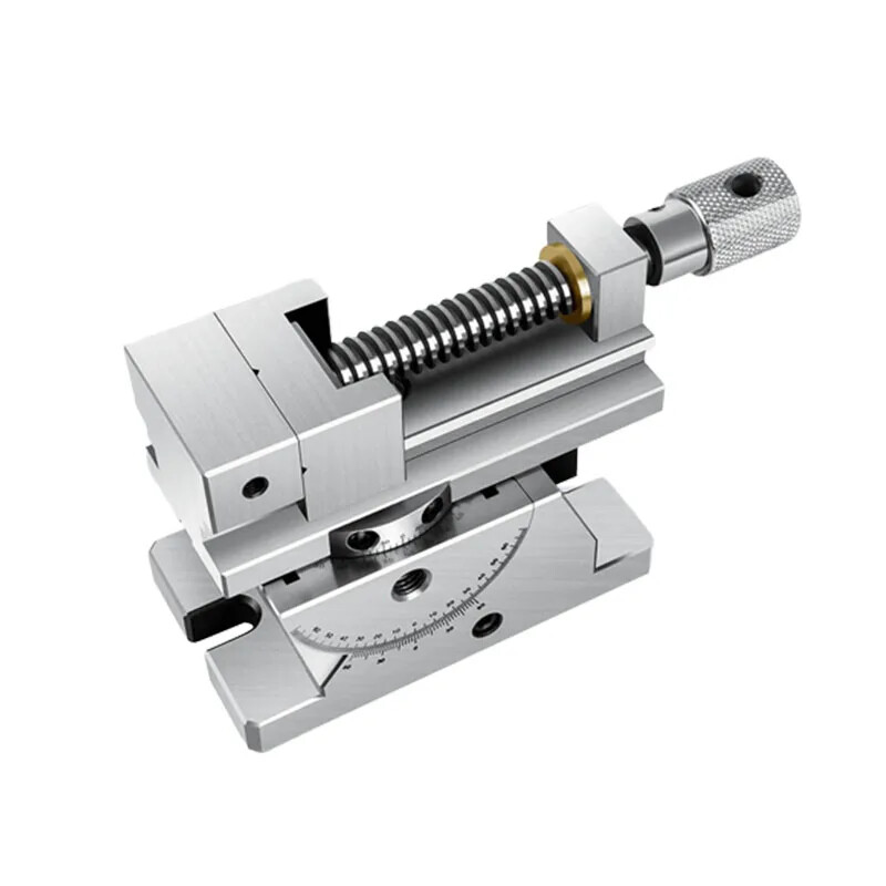 Precision Universal Vise with 360-Degree Rotation and Adjustable Angle