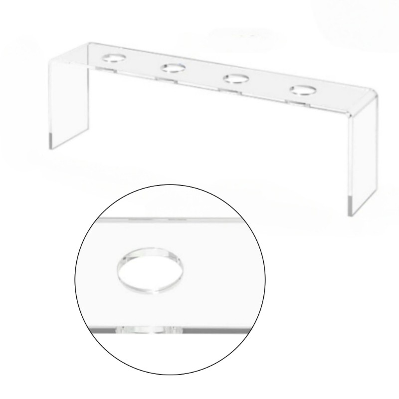 2 Acrylic Wine Cork Organizers Stands with Bottle Display Function Kitchen