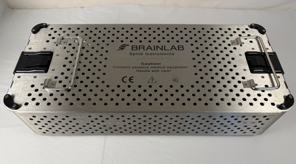 Brainlab Universal Spine Instrument Sterilization Tray w/ Lid Neuro