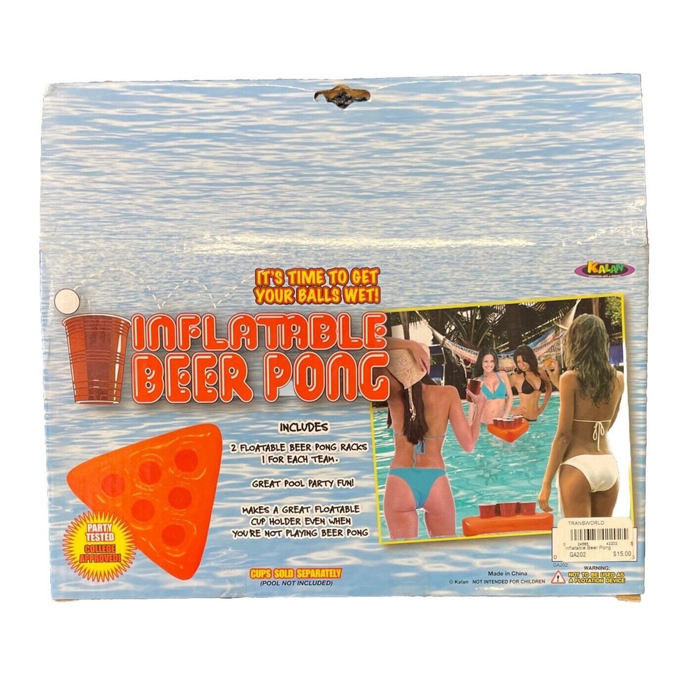 Inflatable Kalan Beer Pong Pool Set