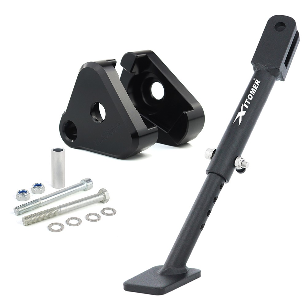 Fit For Yamaha YZF-R3 2015-2025 Adjustable Kickstand & Suspension Lowering Link