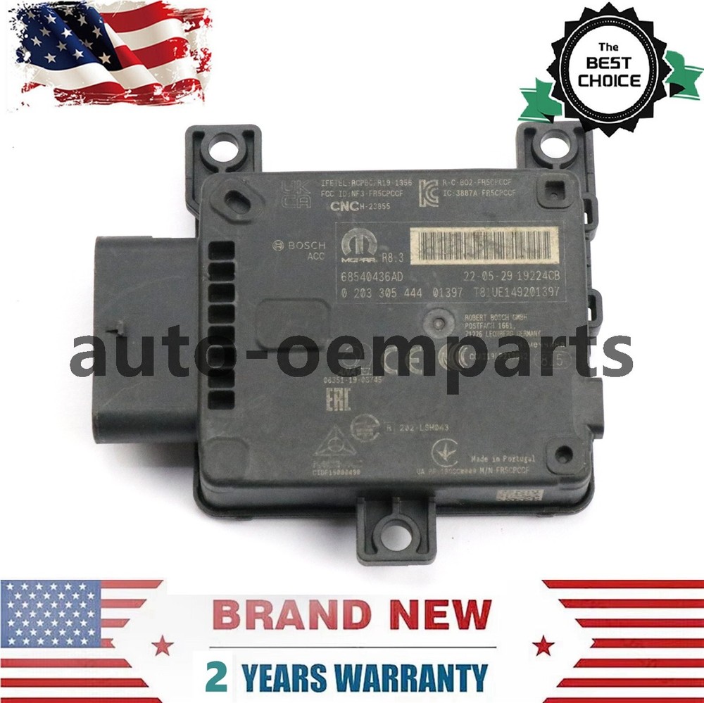 OEM Adaptive Speed Control Module Radar Sensor 68540436AD for 2020-2023 Chrysler