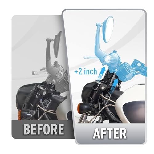 2" Handlebar Risers Compatible with Indian Scout Bobber Sixty 2015-2026 Models