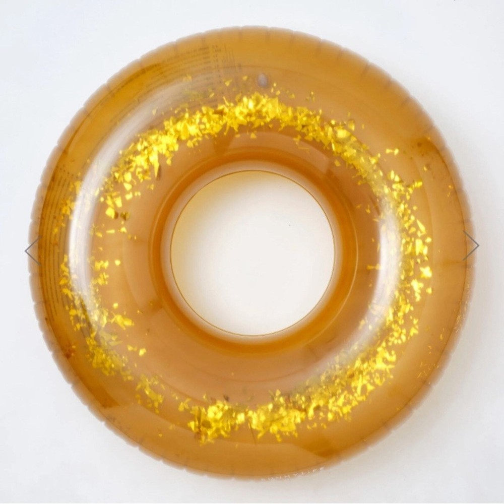 SUNNYLIFE Pool Ring Disco with Glitter NIP