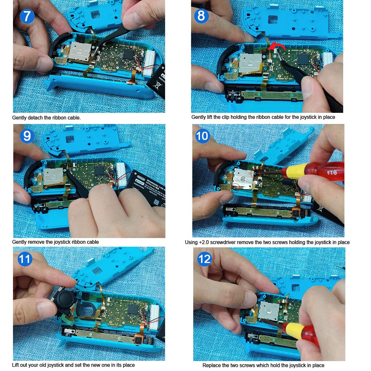 Nintendo Switch NS/OLED/Lite Joy Con Analog Joystick Stick Rocker Replacement US