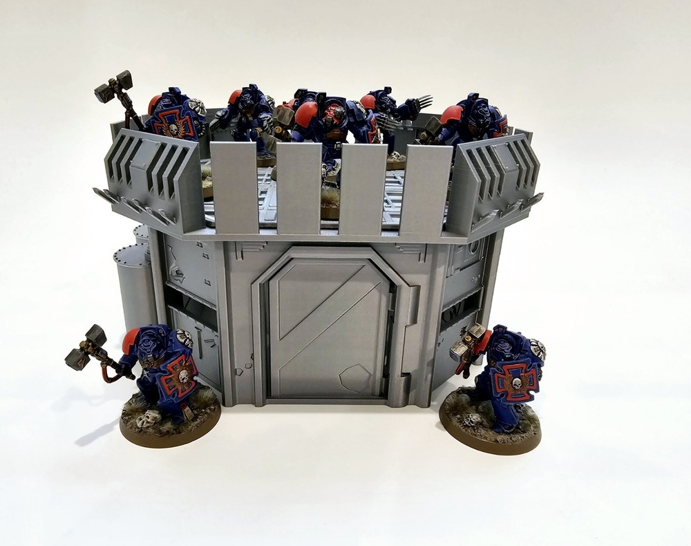 3d Printed Terrain. Forward Command Outpost Great For Warhammer 40K Or Kill Team