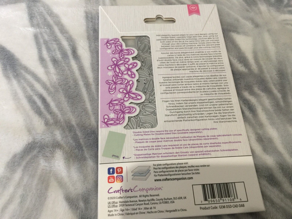 Gemini Layerable Edge'able Double-sided Dies Crafter's Companion