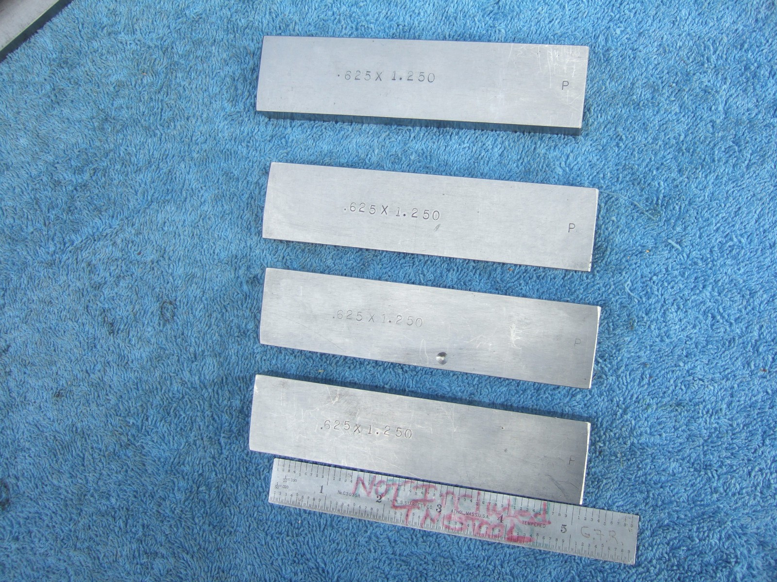 PARALLELS USA VINTAGE 4 PAIR SOFT MACHINIST TOOLMAKER PRECISE GRIND MILL INSPECT