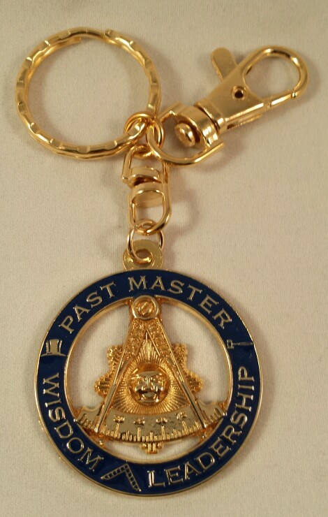 Freemason Past Master Key Chain