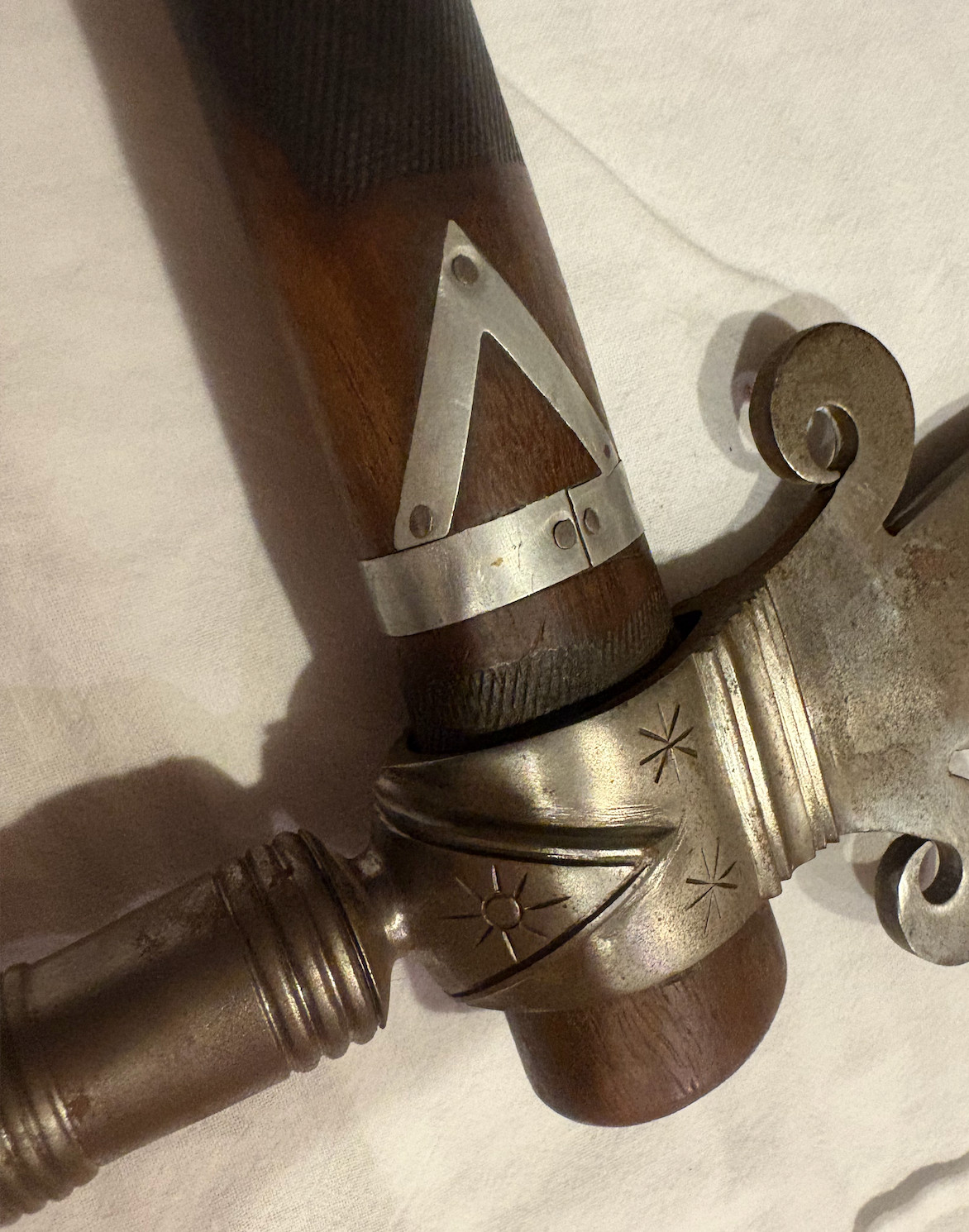 Antique vintage Native American Indian heart Trade Pipe Tomahawk Navajo Axe