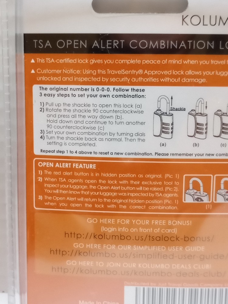 4 Digit Locks for Luggage, Advanced Tsa Accepted. Allerts You When Tsa Opens It
