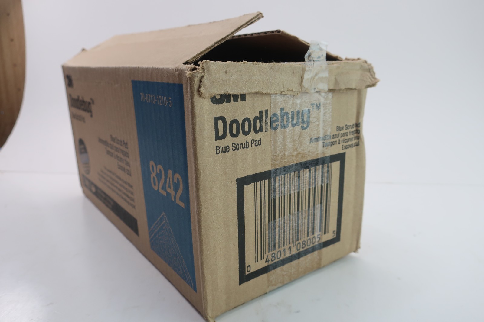 3M Doodlebug Blue Scrub Pad 4 5/8 in x 10 in - 5 Piece Box Model 8242