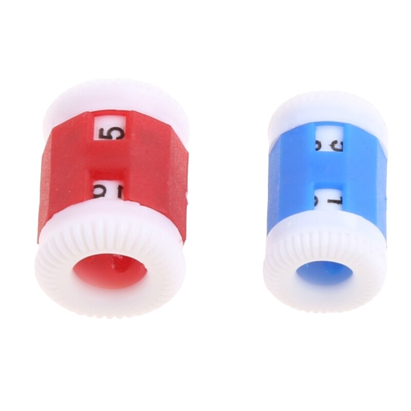 2pcs Row Counter 2 Sizes Knit Knitting Needles New