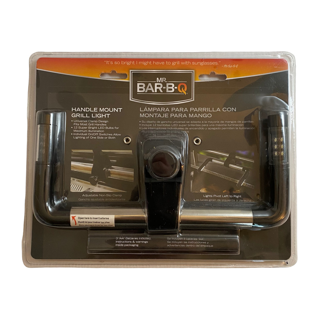 Mr. BBQ Grill Light Handle Mount Clamp LED  NEW Sealed