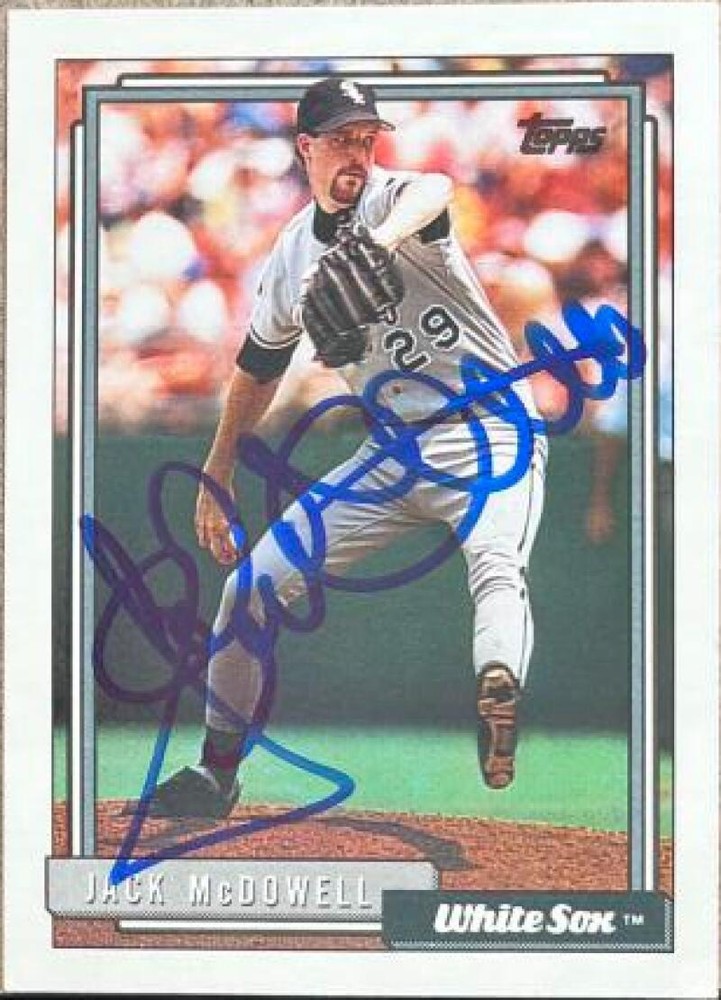 Jack McDowell Autographed 1992 Topps #11