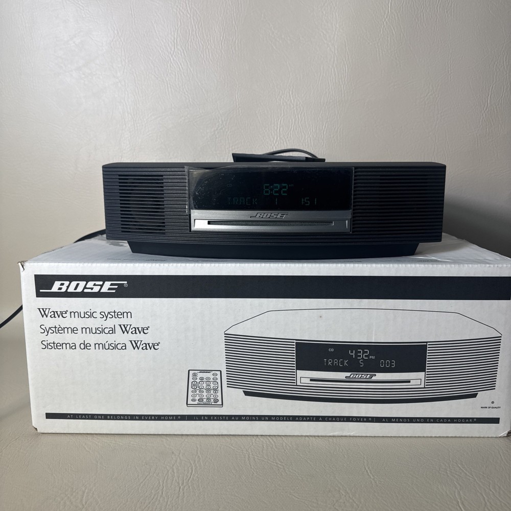 Bose Wave Music System III Black With Remote