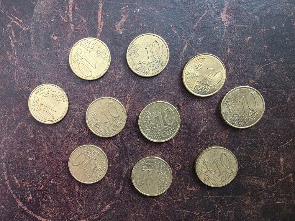 SET 10 coin x 10 euro cent