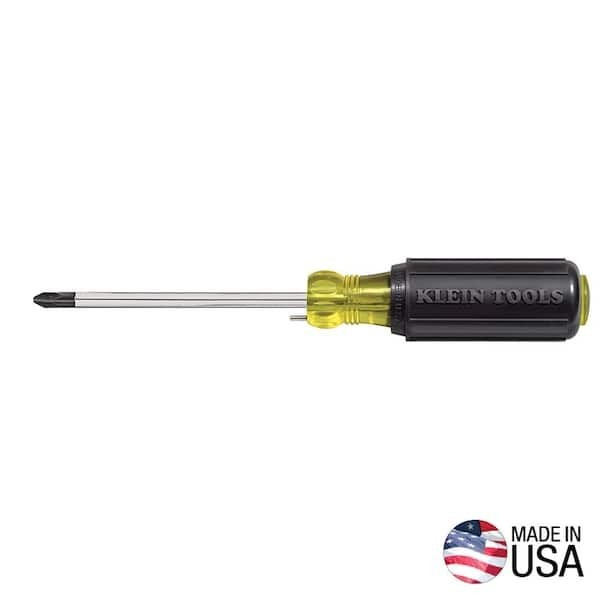 Klein Tools 603-4B No.2 Wire Bending Phillips Round Shank Tip Screwdriver
