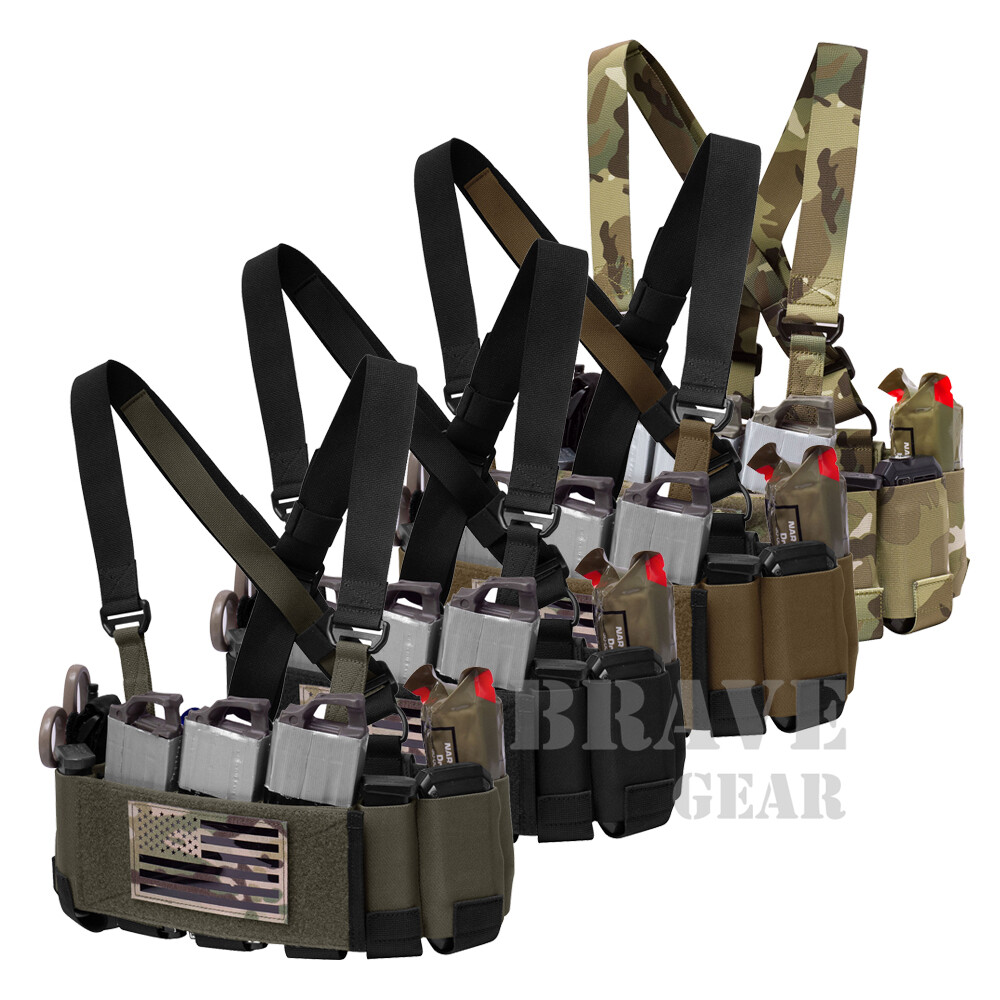 Tactical Low Vis 5.56 Ready Rig Chest Rig Concealed Lightweight Adjustable Vest