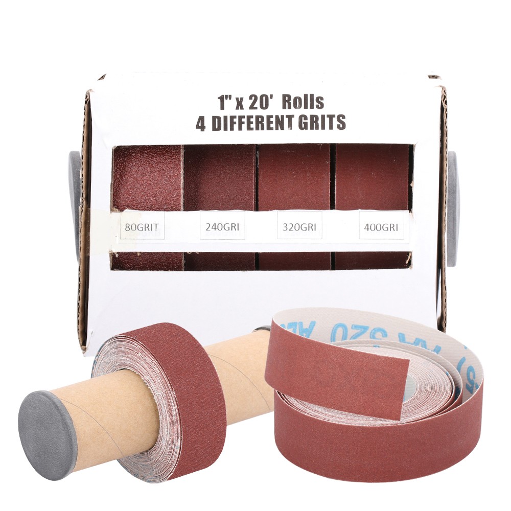 Emery Cloth Roll 80 240 320 400 Grit Sandpaper Roll Assortment for Metal Wood