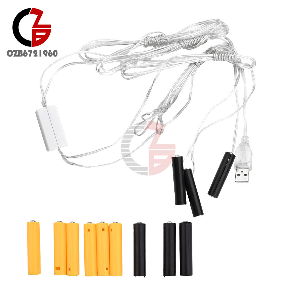 AAA Eliminator Cable Dummy-Battery Power Cable Replacement for 3/4.5/6V AA AAA