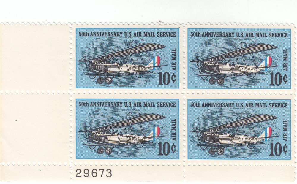 Scott# C74 - 10c Multicolor - Curtiss Jenny - MNH