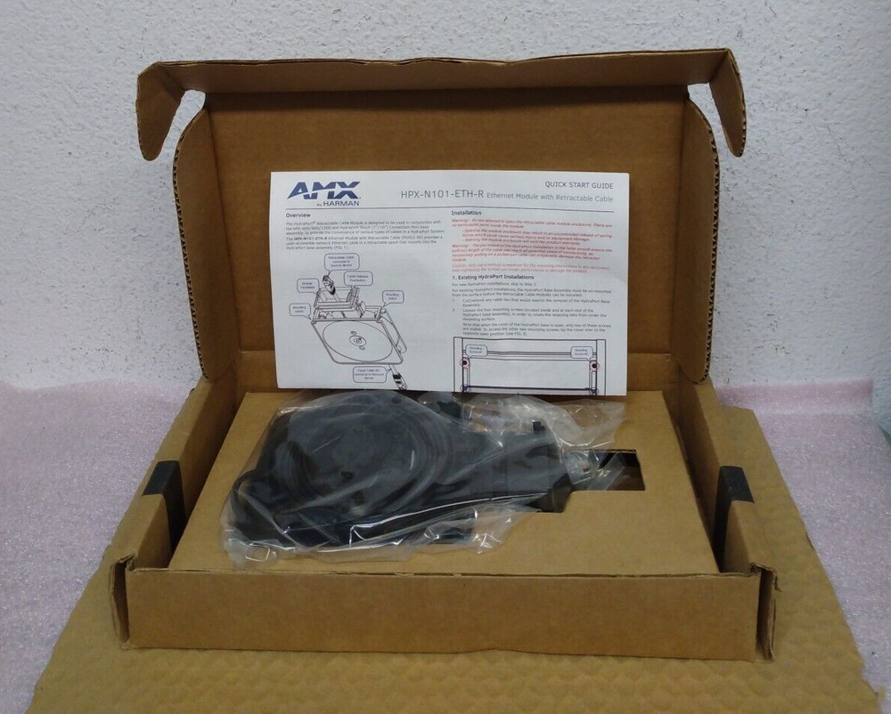 AMX HARMON HPX-N101-ETH-R FG552-30 Ethernet Module with Retractable Cable