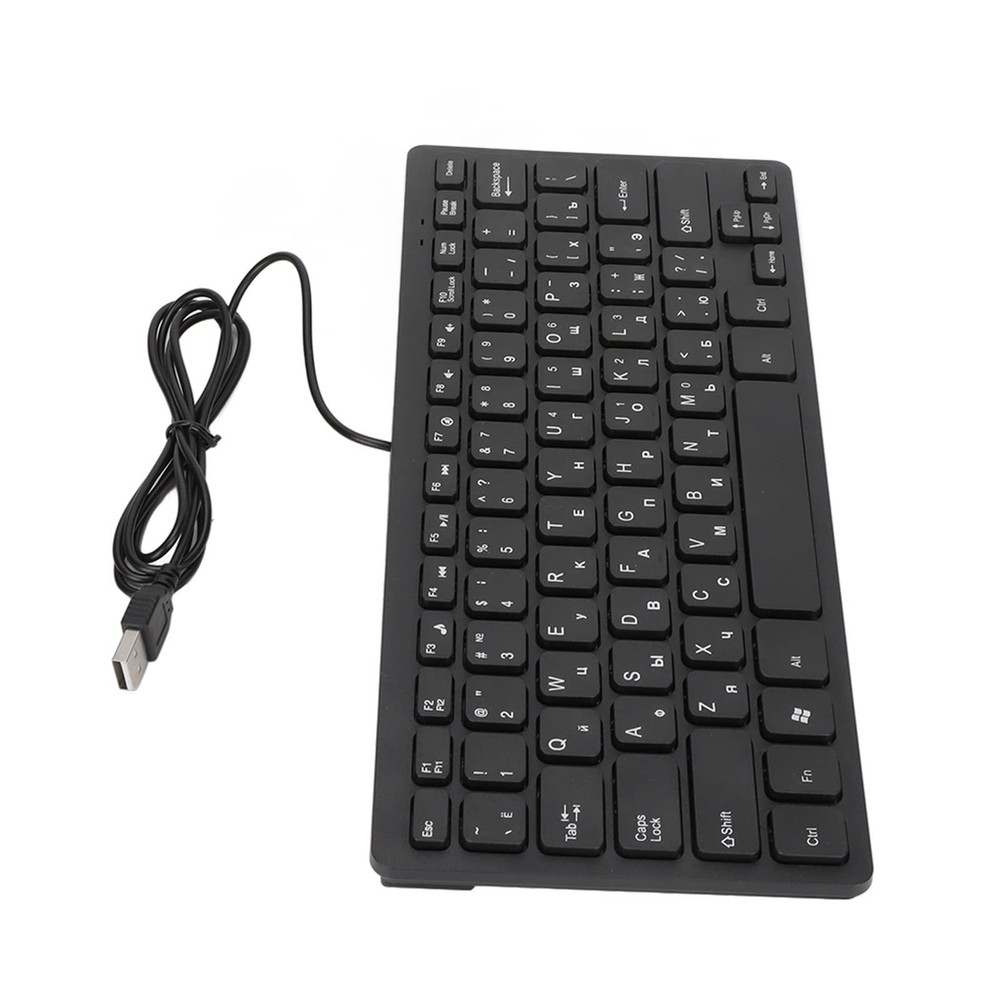 Yosoo Computer Keyboard Mini Thin 78 Keys Keyboard, USB Wired Keyboard with R...
