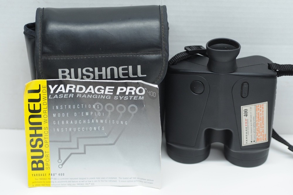 Yardage Pro 400 Rangefinder Laser Ranging System With Strap and Case