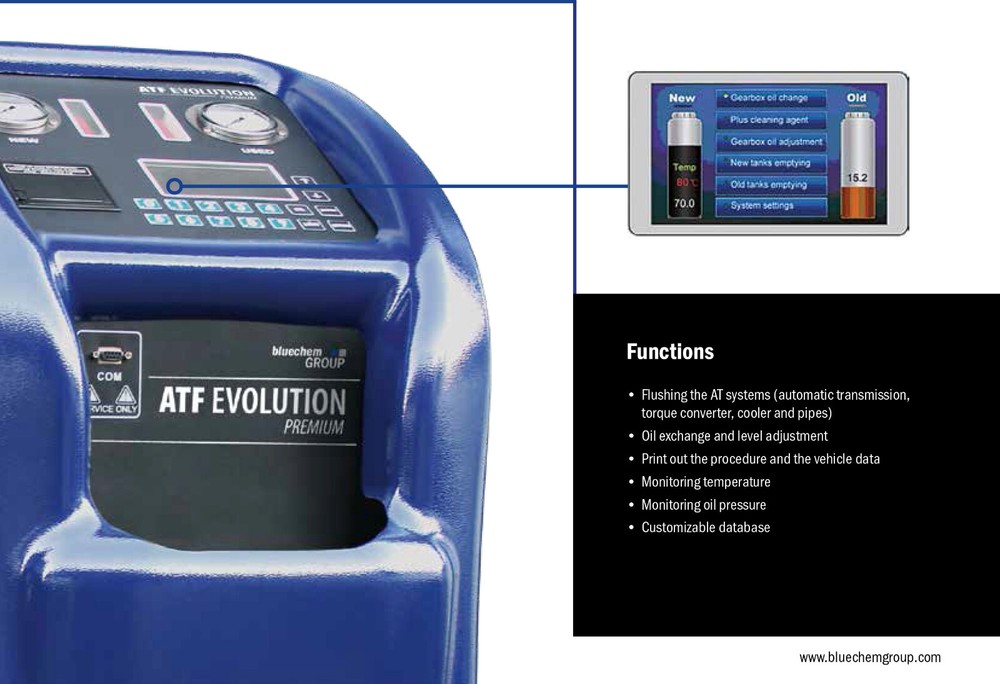 ATF Automatic Transmission Oil Changing Machine Made in Germany