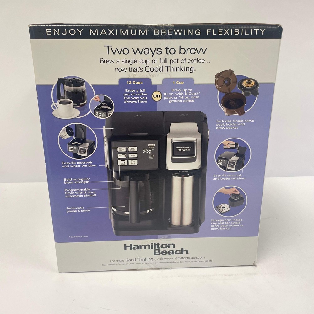 New Hamilton Beach Flexbrew Coffee Maker Coffee Maker 49954
