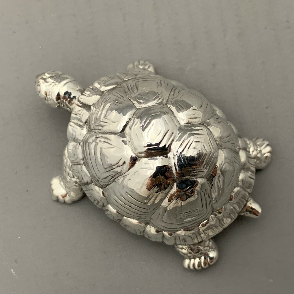 Silver TORTOISE - Fully Hallmarked Sterling Silver