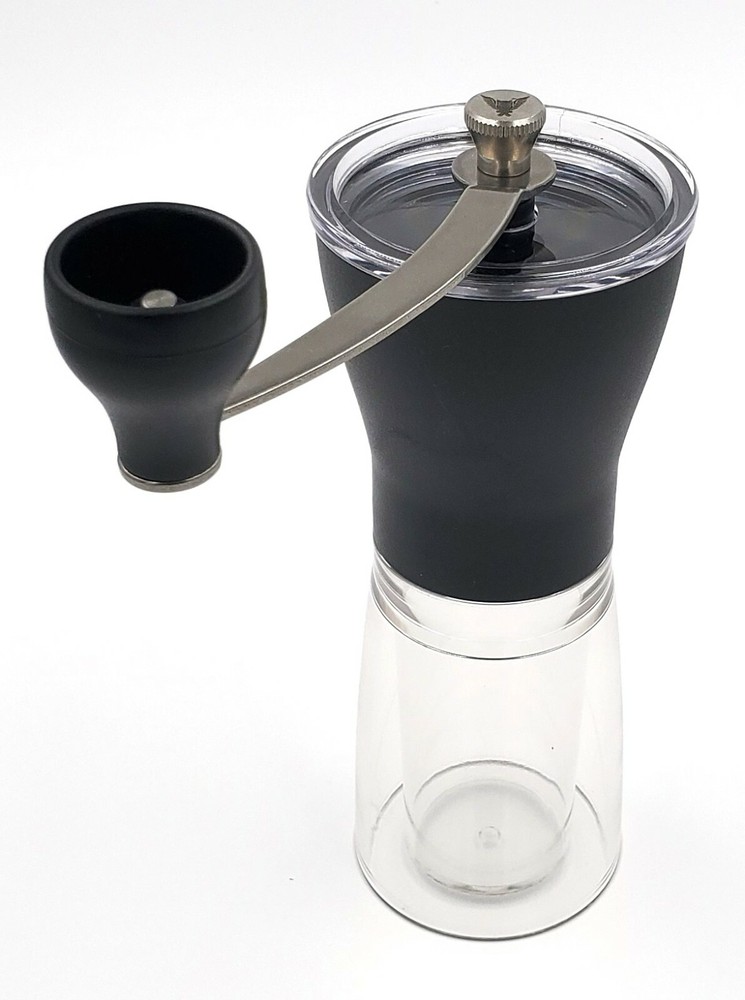 Small Manual Coffee Grinder Beans Nuts Adjustable Conical Ceramic Burr Spice
