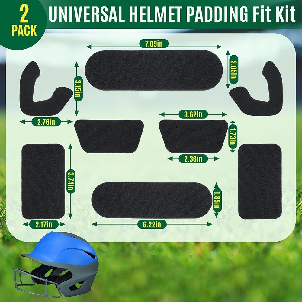 -Compatible Helmet Padding Kit, 0.79 Inch Thick Soft Foam Replacement Pads2084