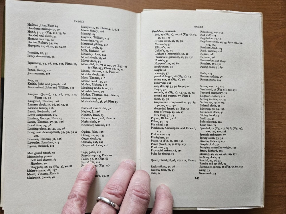 The Longcase Clock by Eric Bruton (1968 hardcover)