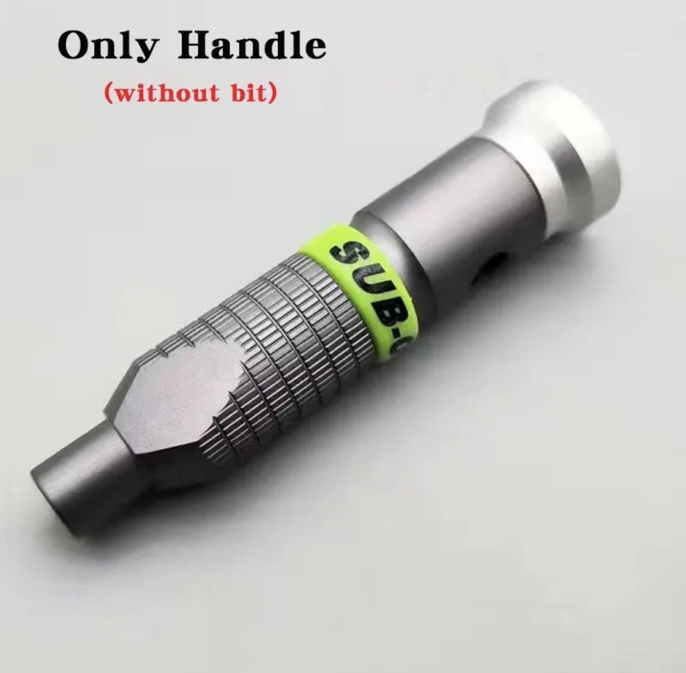 Precision Aluminum Alloy Handle for Shank 1/4" Bits Comfortable Mini ScrewDriver