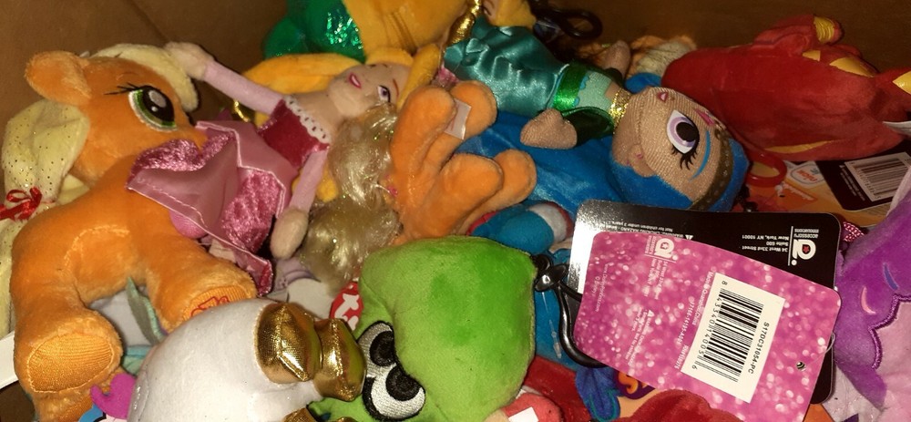 Assorted Plush Backpack Clips