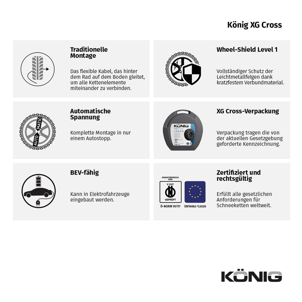 XG Cross 246 Snow Chains