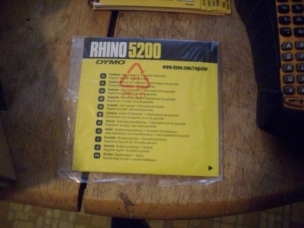 DYMO Rhino Industrial 5200 Label Maker