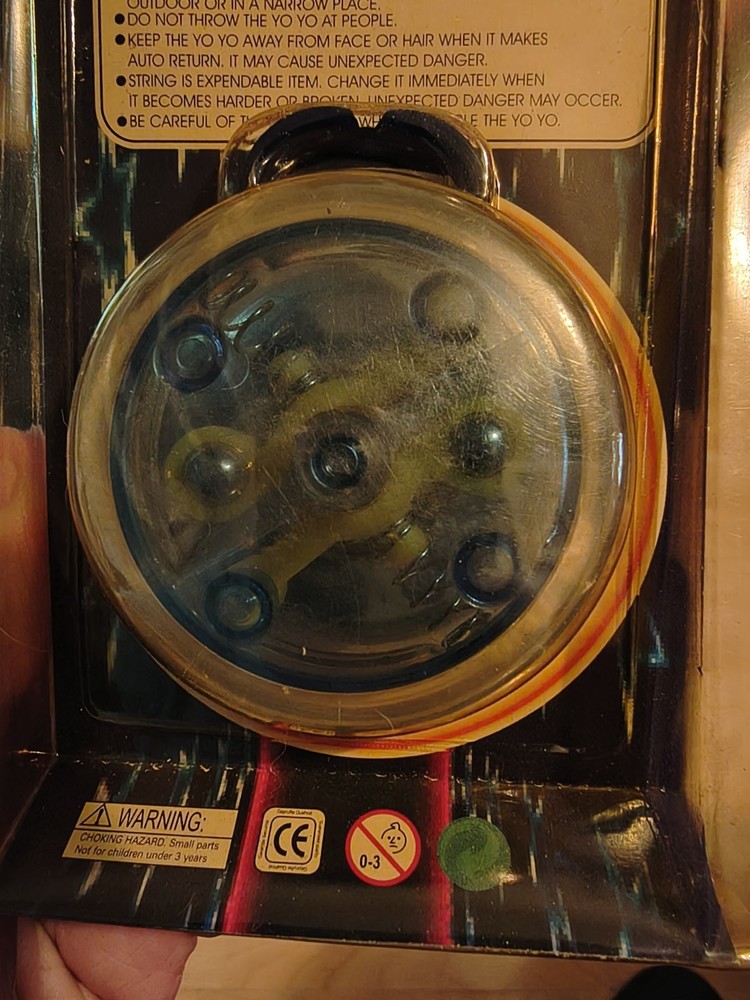 1998 Blue Hyper Yoyo Pro Spinner Professional Auto Return System