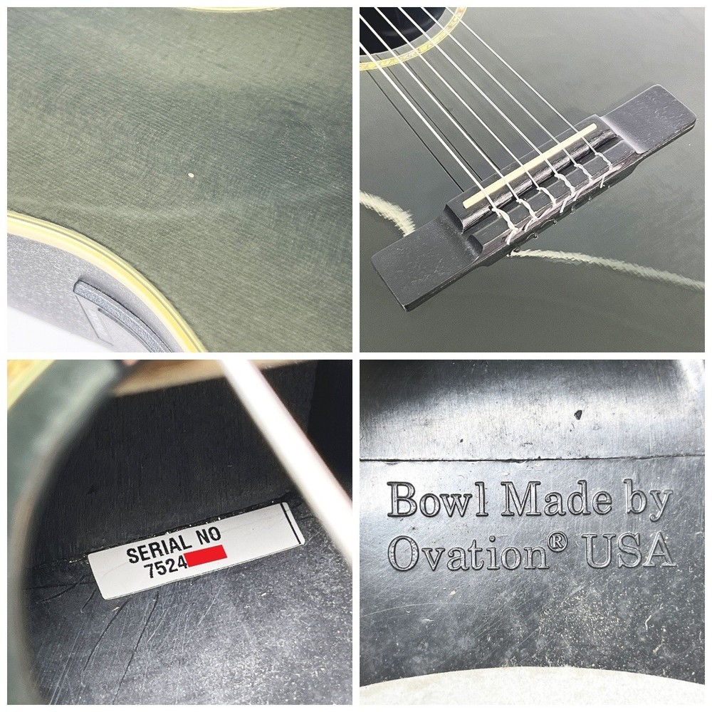 Ovation CC243 Electric Classical Guitar Hard Case