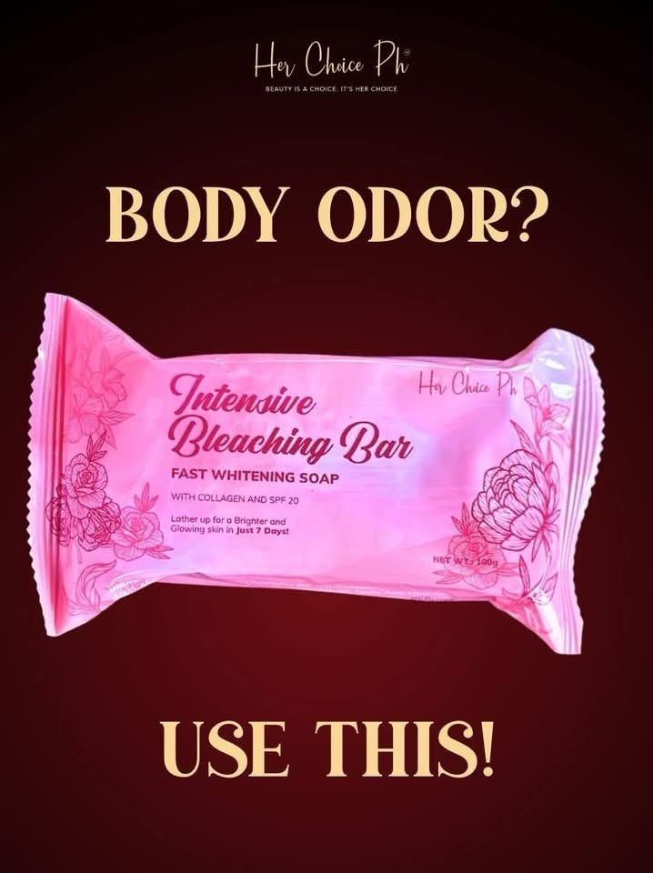 Her Choice Intensive Bleaching Bar Fast Whitening Soap 120g ( 1 BAR ONLY)