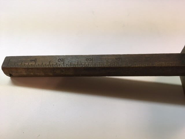 Antique Primitive Solid Wood Marking Gauge Tool