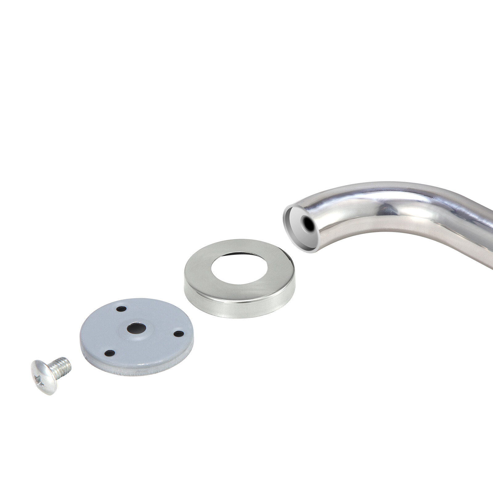 2 Pack Stainless Steel Shower Grab Bar Bathroom Safety Shower Handle for Elderly